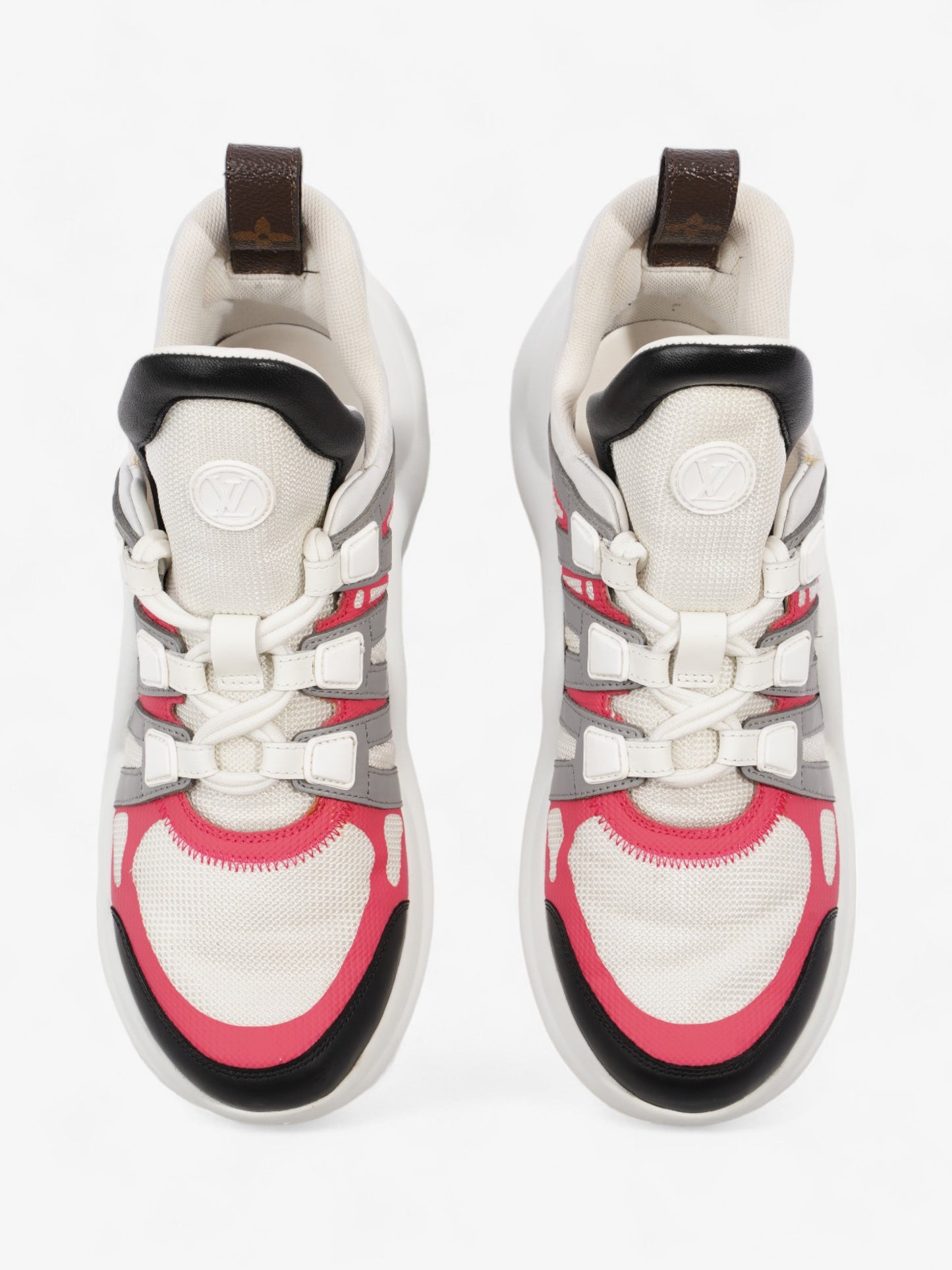 Louis Vuitton Archlight Sneakers White / Pink / Grey Mesh EU 38 UK 5