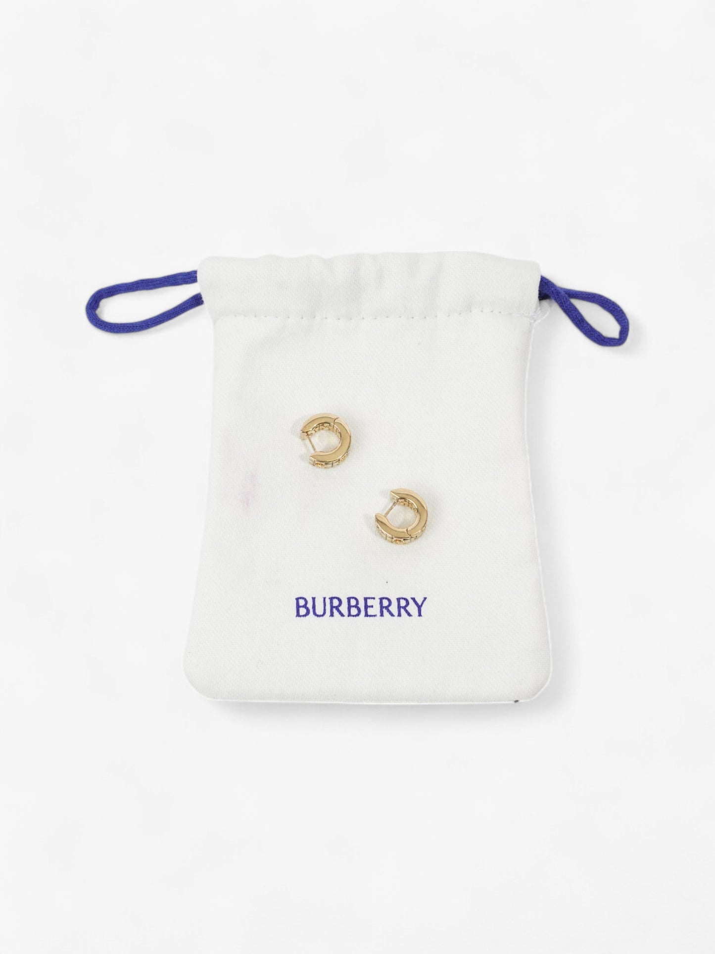 Burberry Earrings Gold Gold Plated