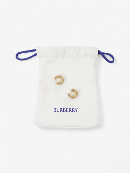 Burberry Earrings Gold Gold Plated