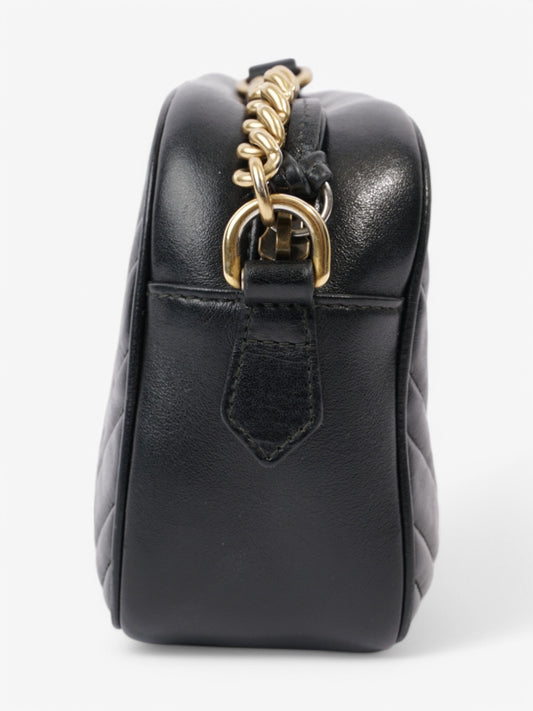 Gucci GG Marmont Black Matelasse Leather Small