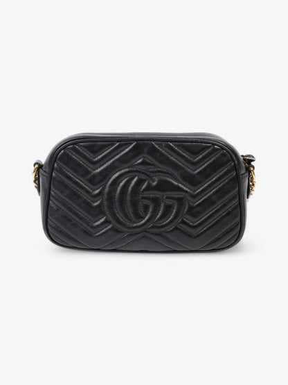 Gucci GG Marmont Black Matelasse Leather Small
