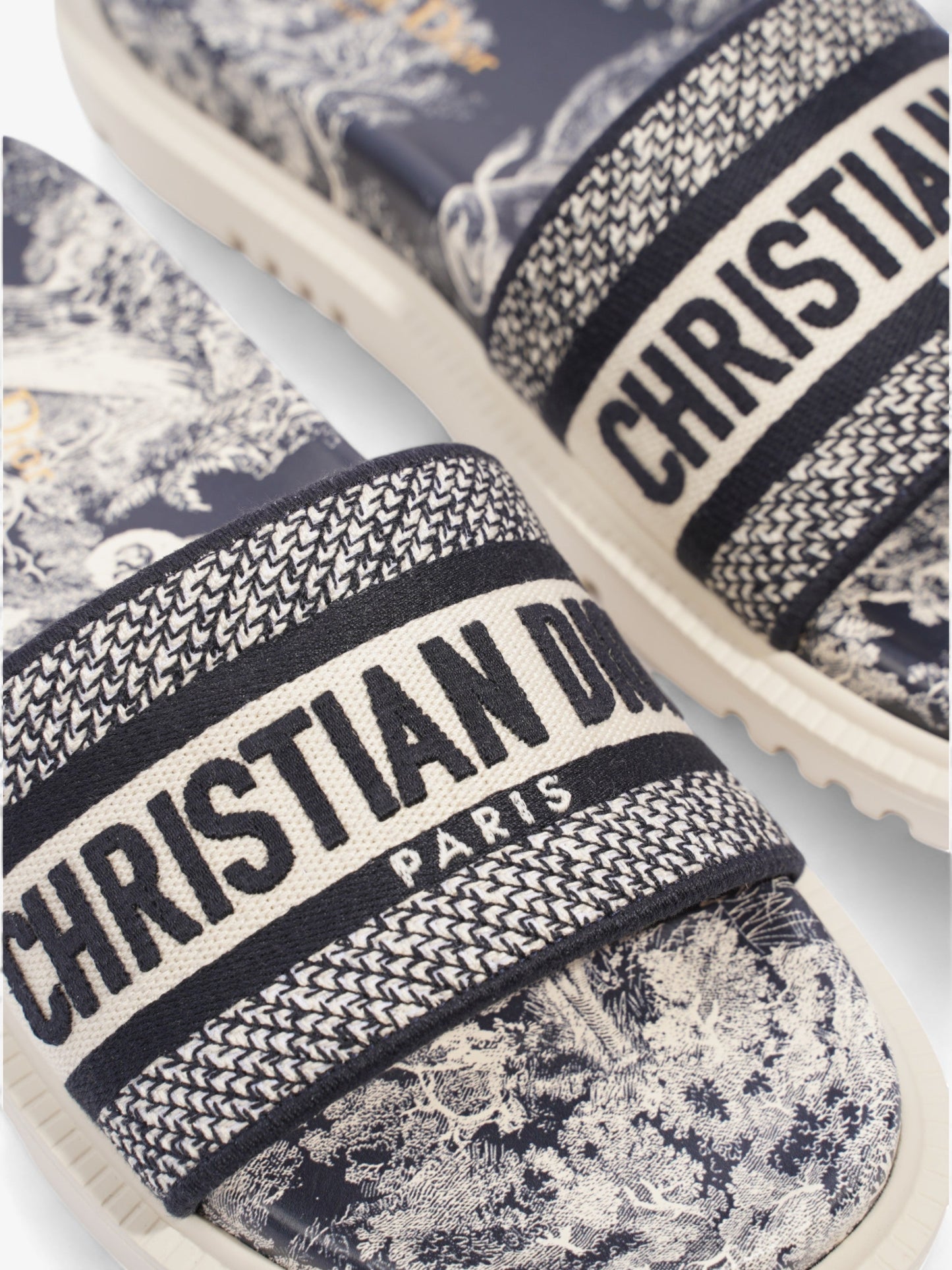 Christian Dior Dway White / Black Canvas EU 37.5 UK 4.5