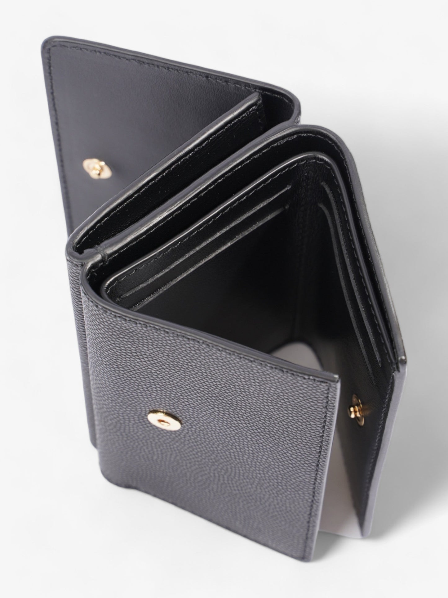 Burberry Lark TB Wallet Black Calfskin Leather
