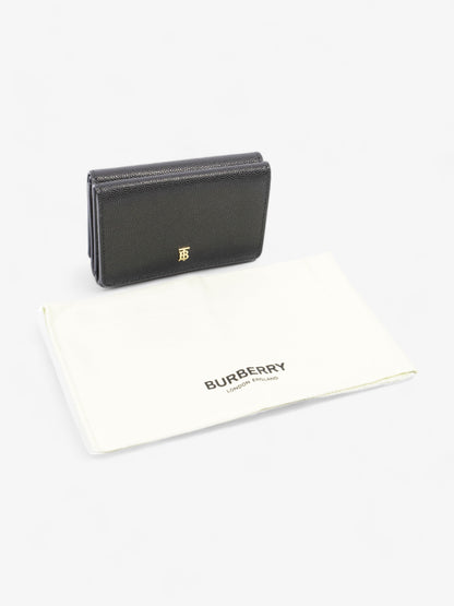 Burberry Lark TB Wallet Black Calfskin Leather