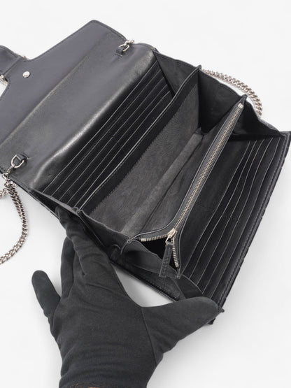Gucci Dionysus Chain Wallet Black Velvet