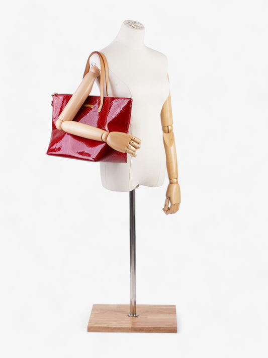 Louis Vuitton Bellevue GM Red Patent Leather