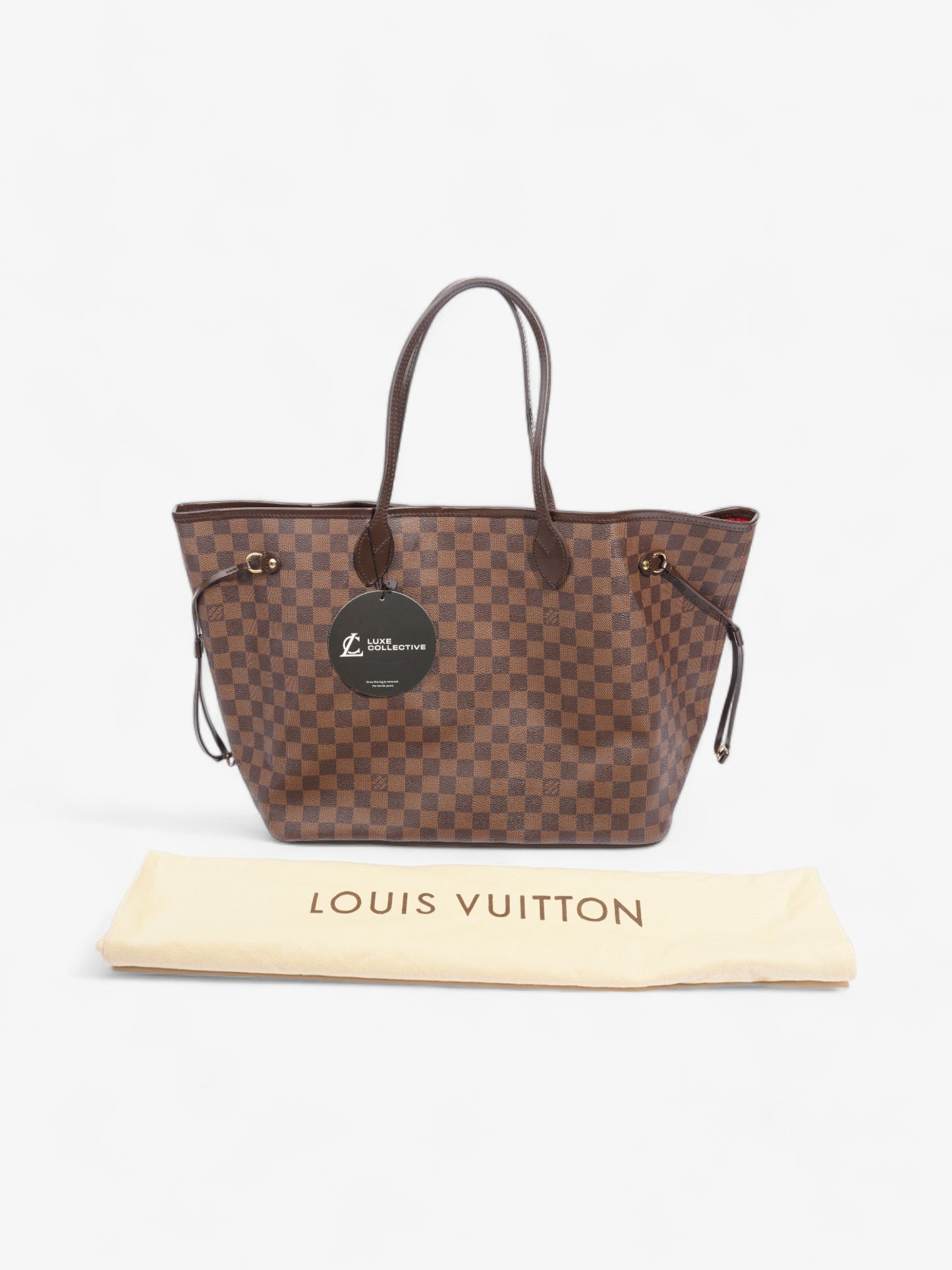Louis Vuitton Neverfull Damier Ebene Coated Canvas GM