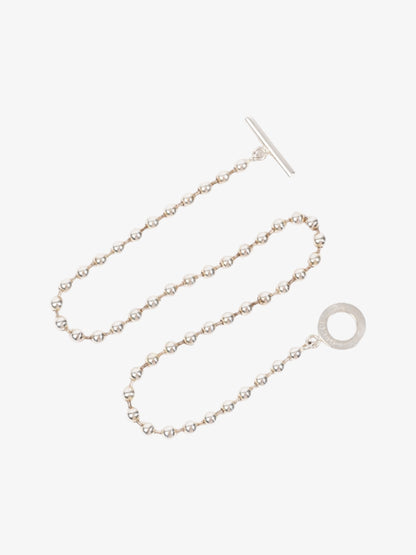 Gucci Boule Toggle Necklace Silver Silver Sterling