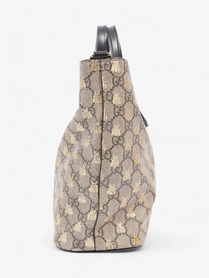 Gucci GG Bee Tote Supreme Coated Canvas Small