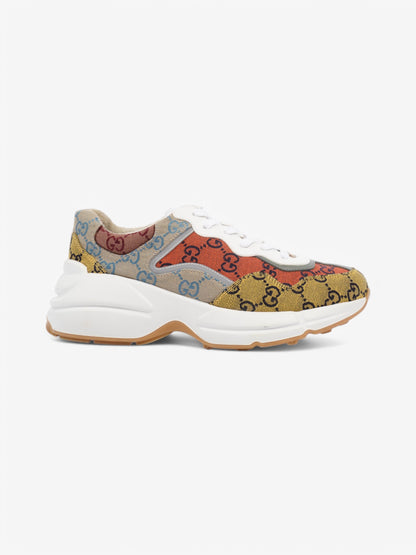 Gucci Rhyton Red / Yellow Canvas EU 40 UK 7