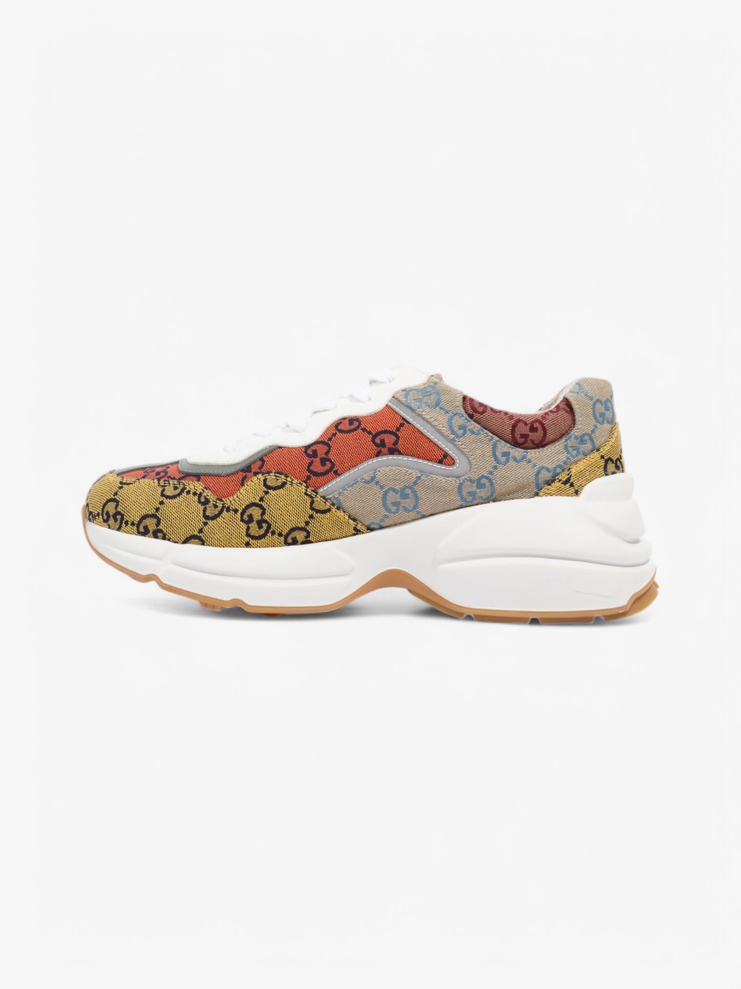 Gucci Rhyton Red / Yellow Canvas EU 40 UK 7