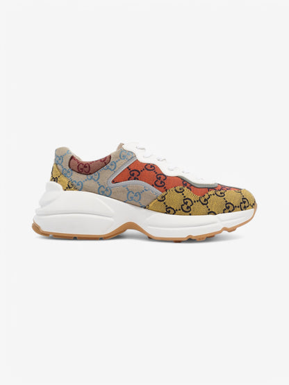 Gucci Rhyton Red / Yellow Canvas EU 40 UK 7