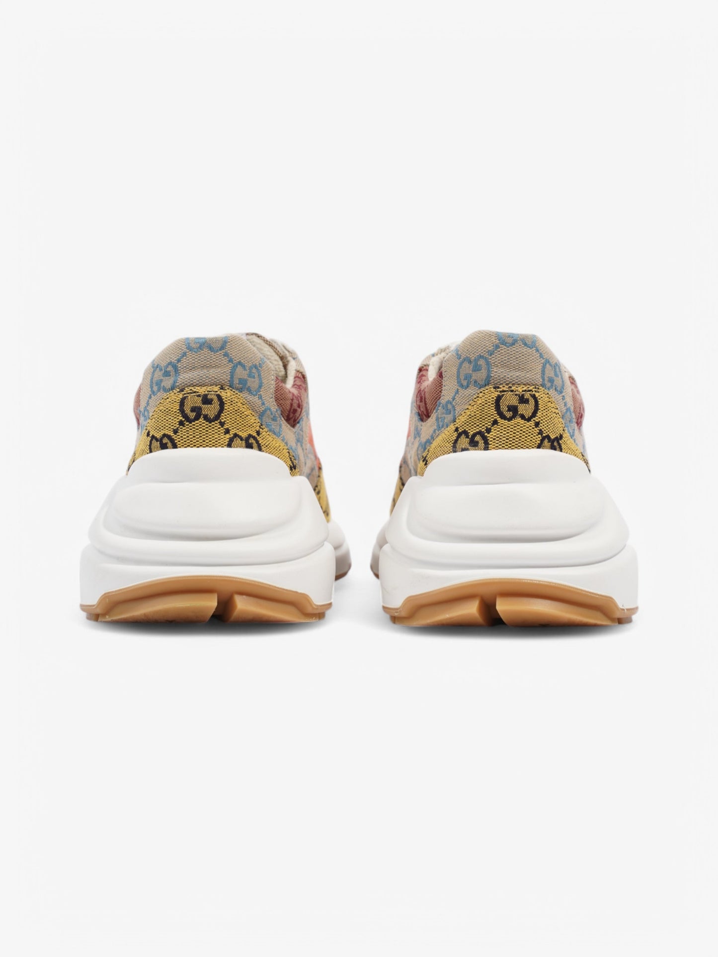 Gucci Rhyton Red / Yellow Canvas EU 40 UK 7