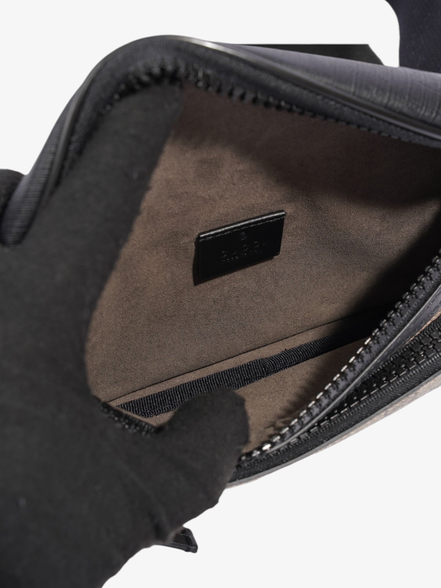 Gucci Eden Belt Bag GG Supreme / Black Canvas
