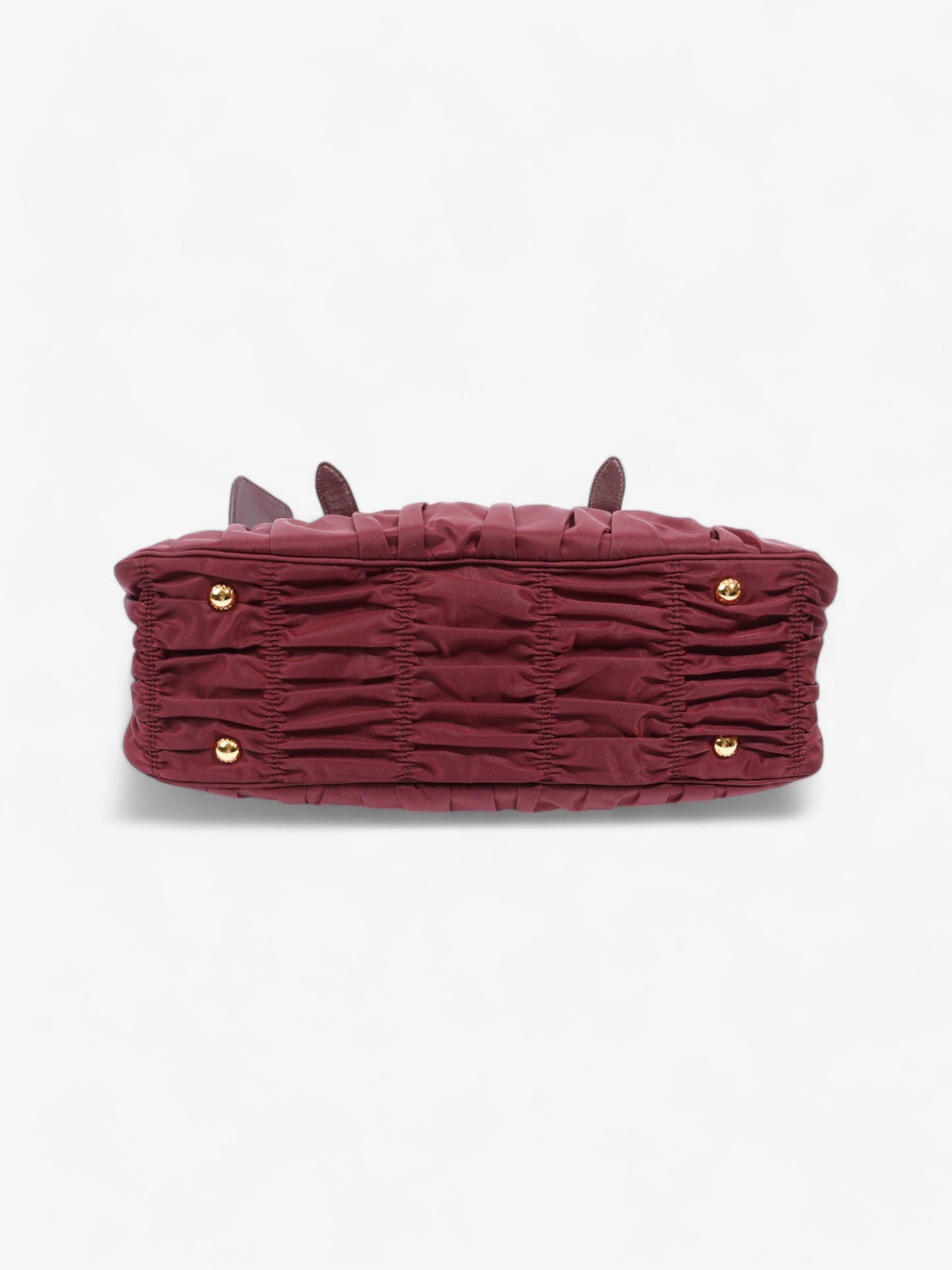 Prada Tessuto Gaufre Dark Red Nylon