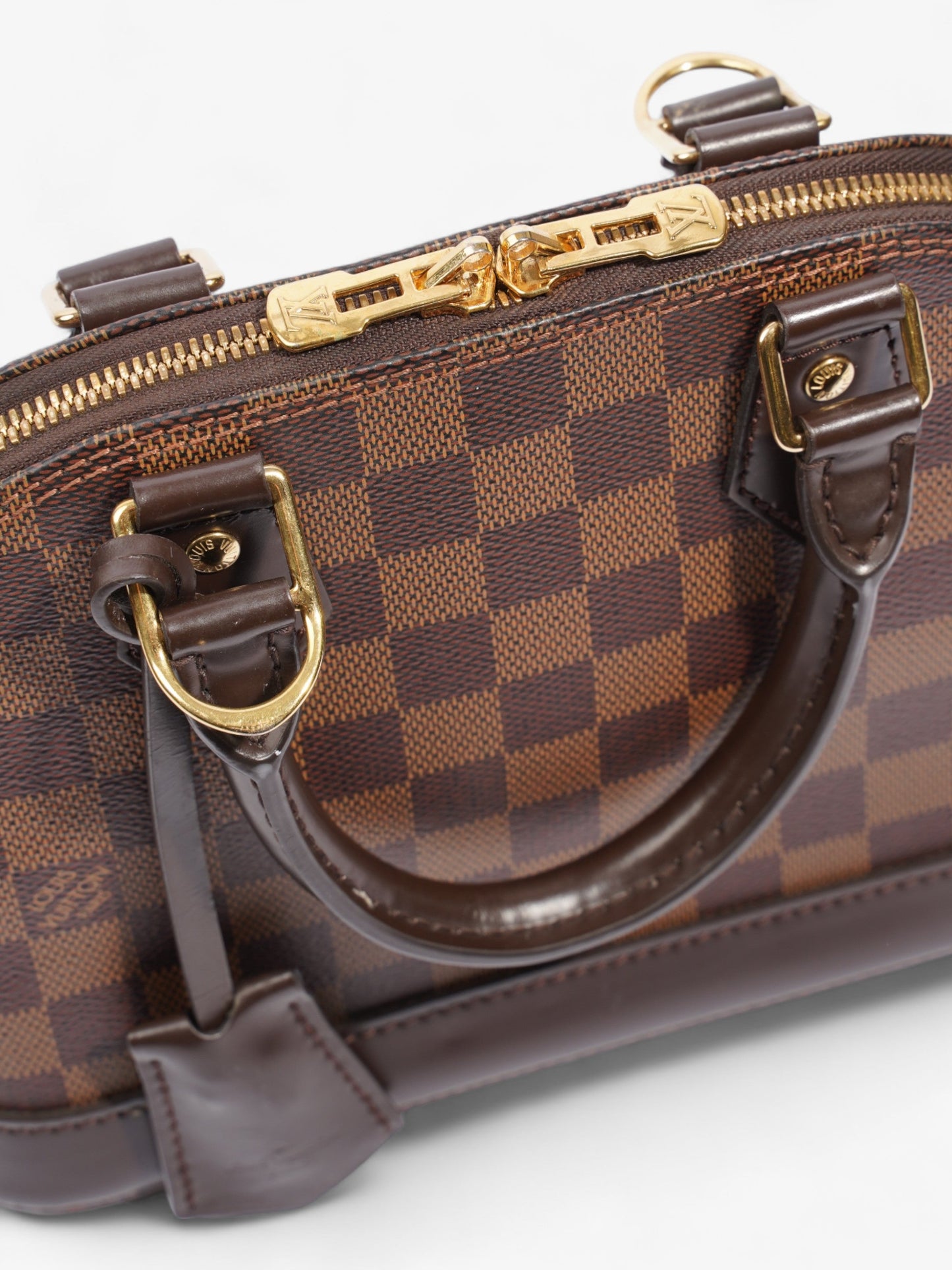 Louis Vuitton Alma BB Damier Ebene Coated Canvas