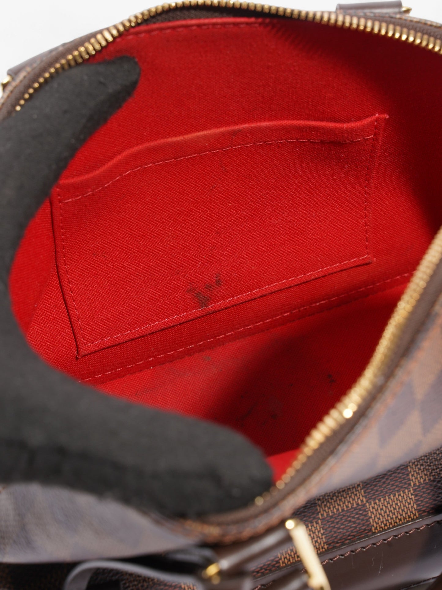 Louis Vuitton Alma BB Damier Ebene Coated Canvas