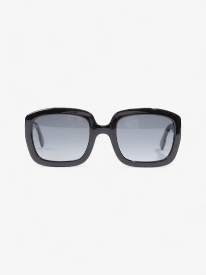 Christian Dior CD Oversized Frame Sunglasses Black / Gold Acetate 145mm