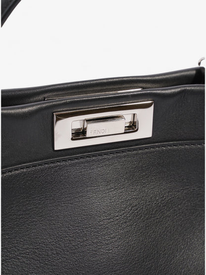 Fendi Peekaboo  Black Lambskin Leather Medium