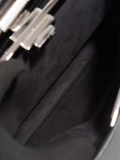 Fendi Peekaboo  Black Lambskin Leather Medium