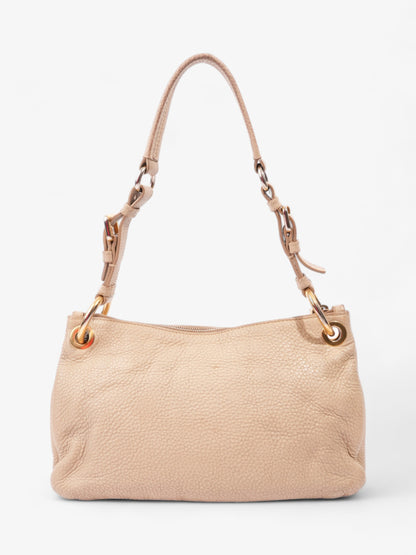 Prada Belted Zipped Beige Leather Medium