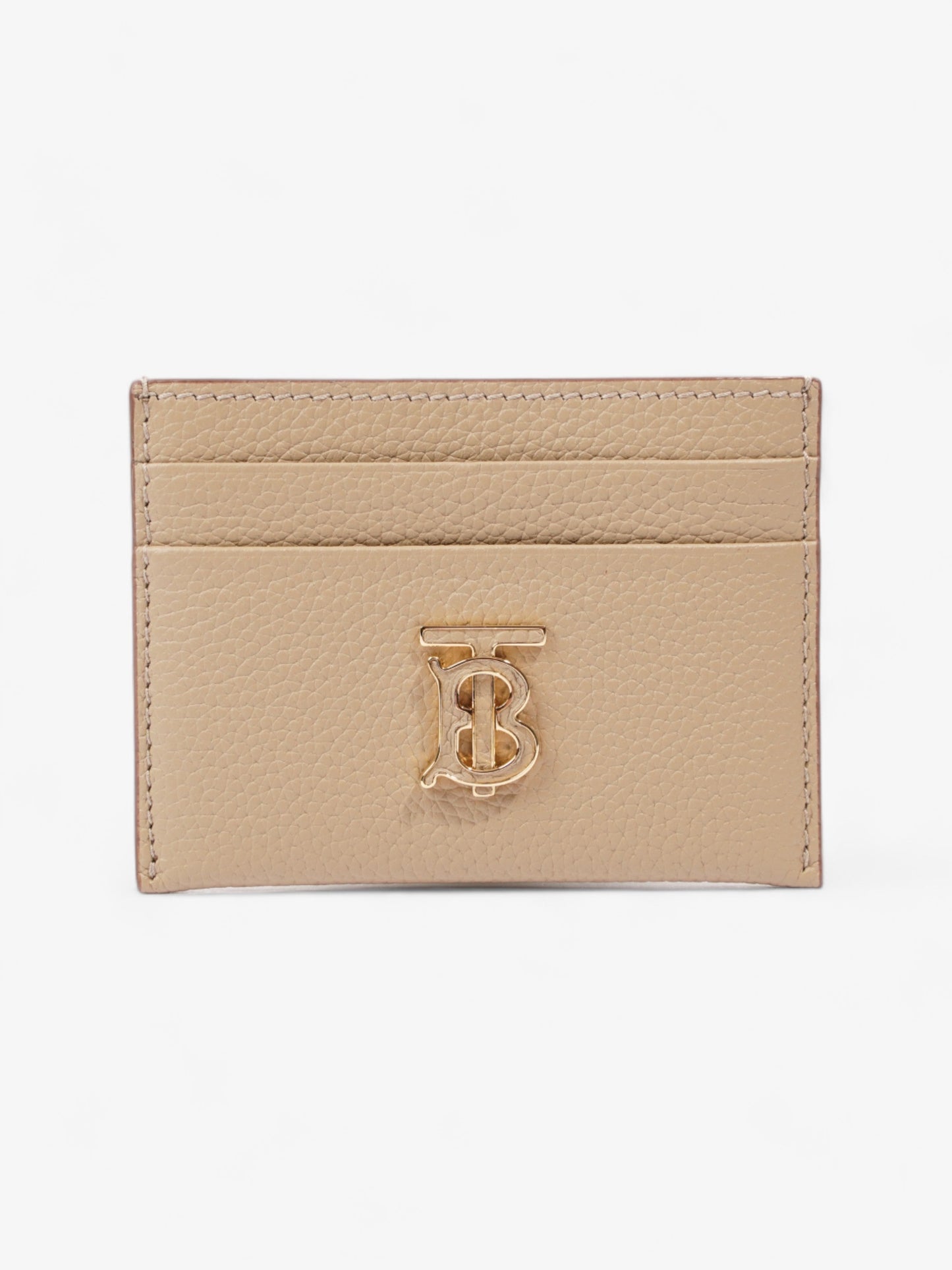 Burberry GTB Card Case Oat Beige Leather