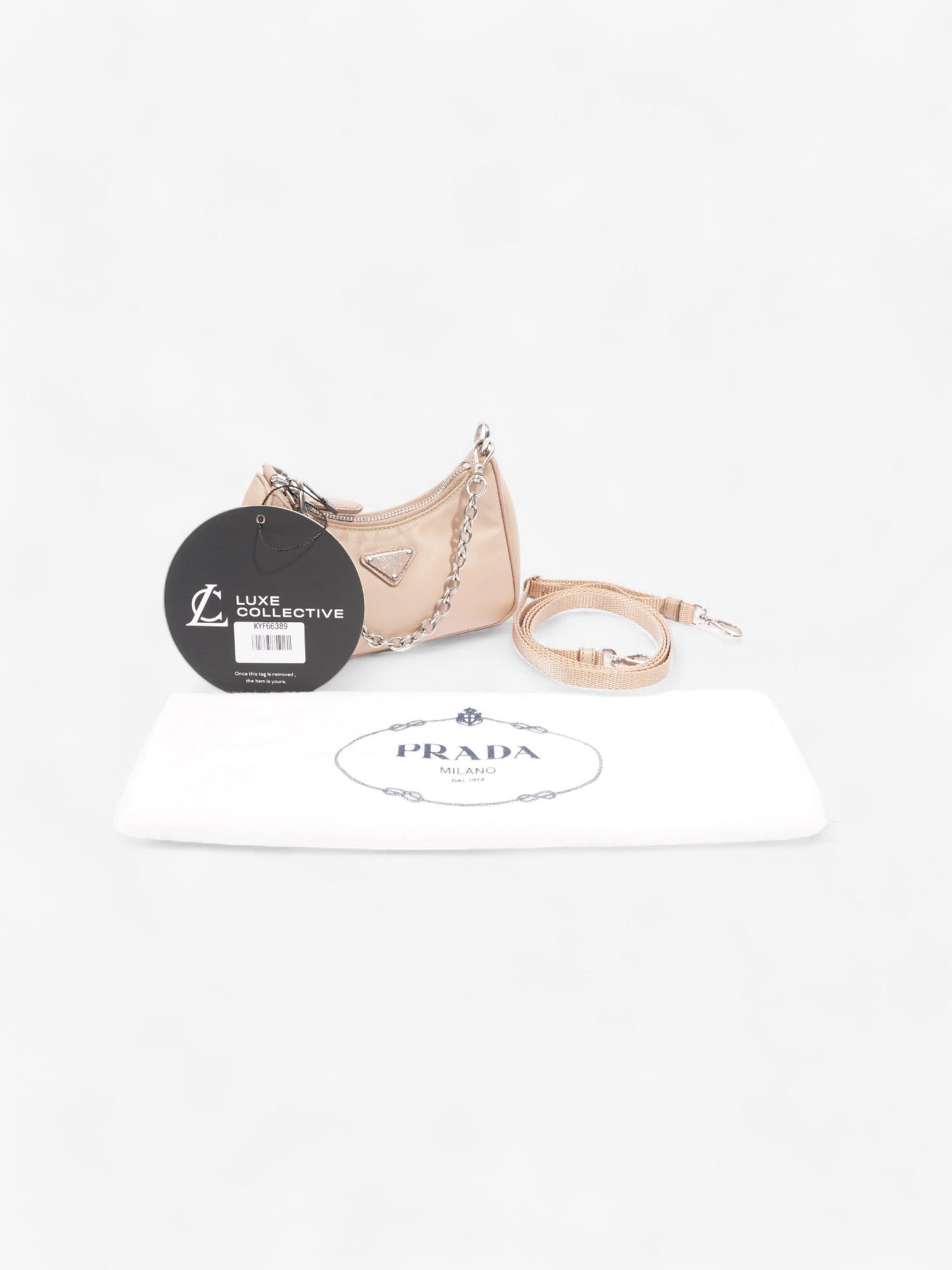 Prada Re-Edition Beige Nylon Mini