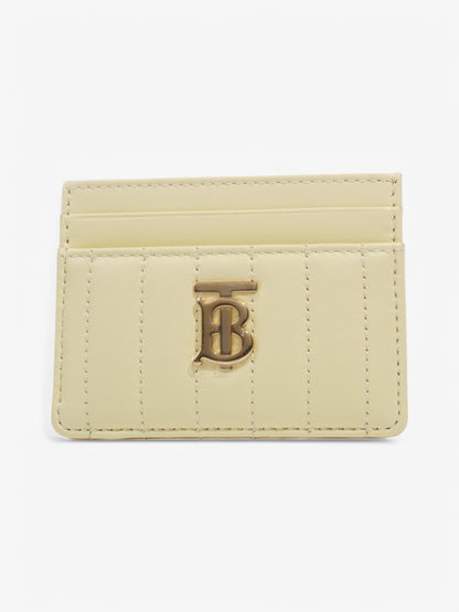 Burberry Lola Card Case Cool Lemon Leather