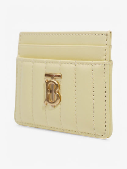 Burberry Lola Card Case Cool Lemon Leather