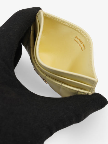 Burberry Lola Card Case Cool Lemon Leather