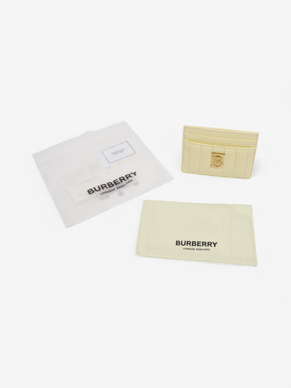 Burberry Lola Card Case Cool Lemon Leather