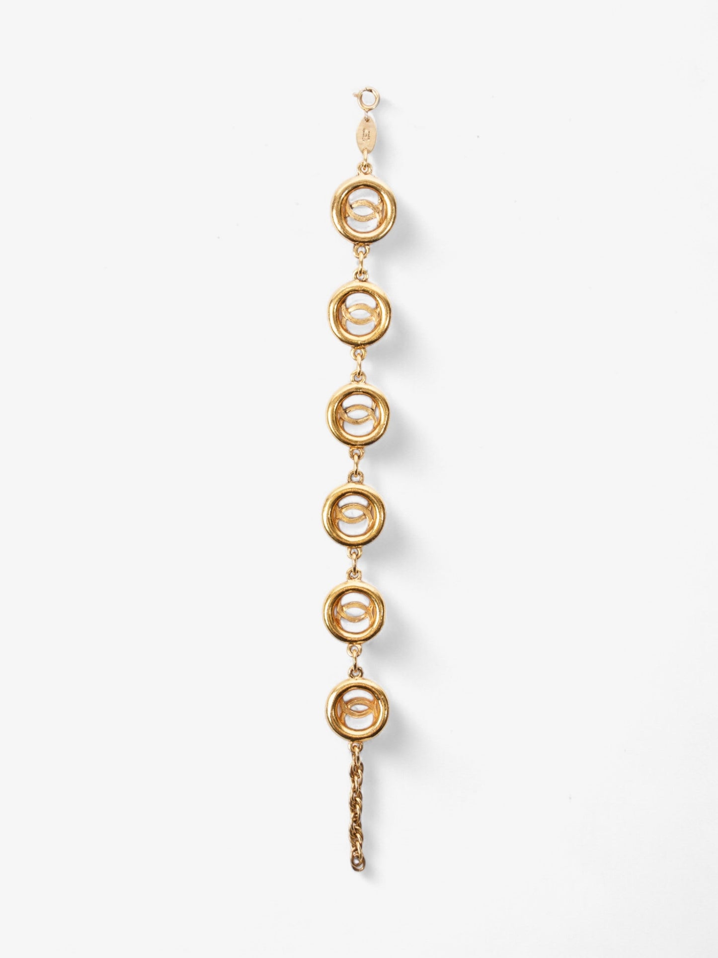 Chanel CC Medallion Bracelet Gold Base Metal