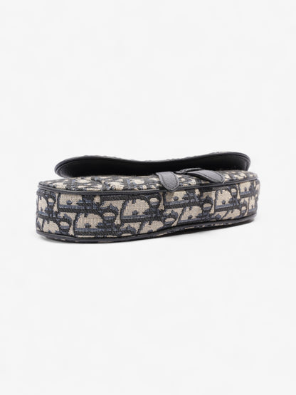 Christian Dior Saddle Homme Black Oblique Canvas