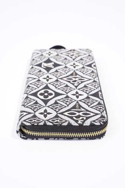 Louis Vuitton Since 1854 Zippy Wallet Black And White Jacquard Monogram Canvas