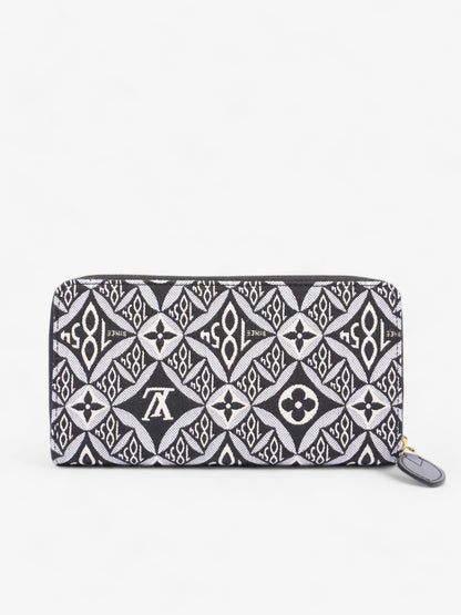 Louis Vuitton Since 1854 Zippy Wallet Black And White Jacquard Monogram Canvas