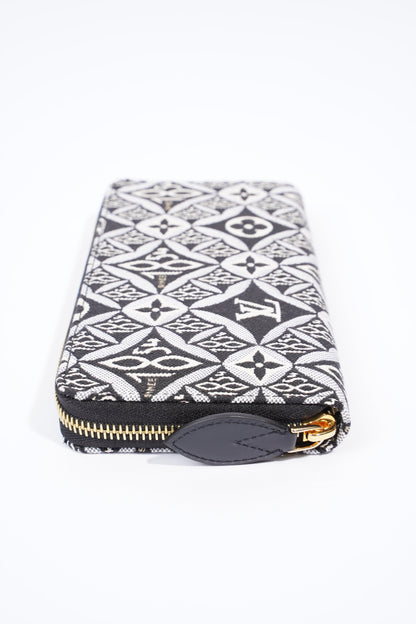 Louis Vuitton Since 1854 Zippy Wallet Black And White Jacquard Monogram Canvas