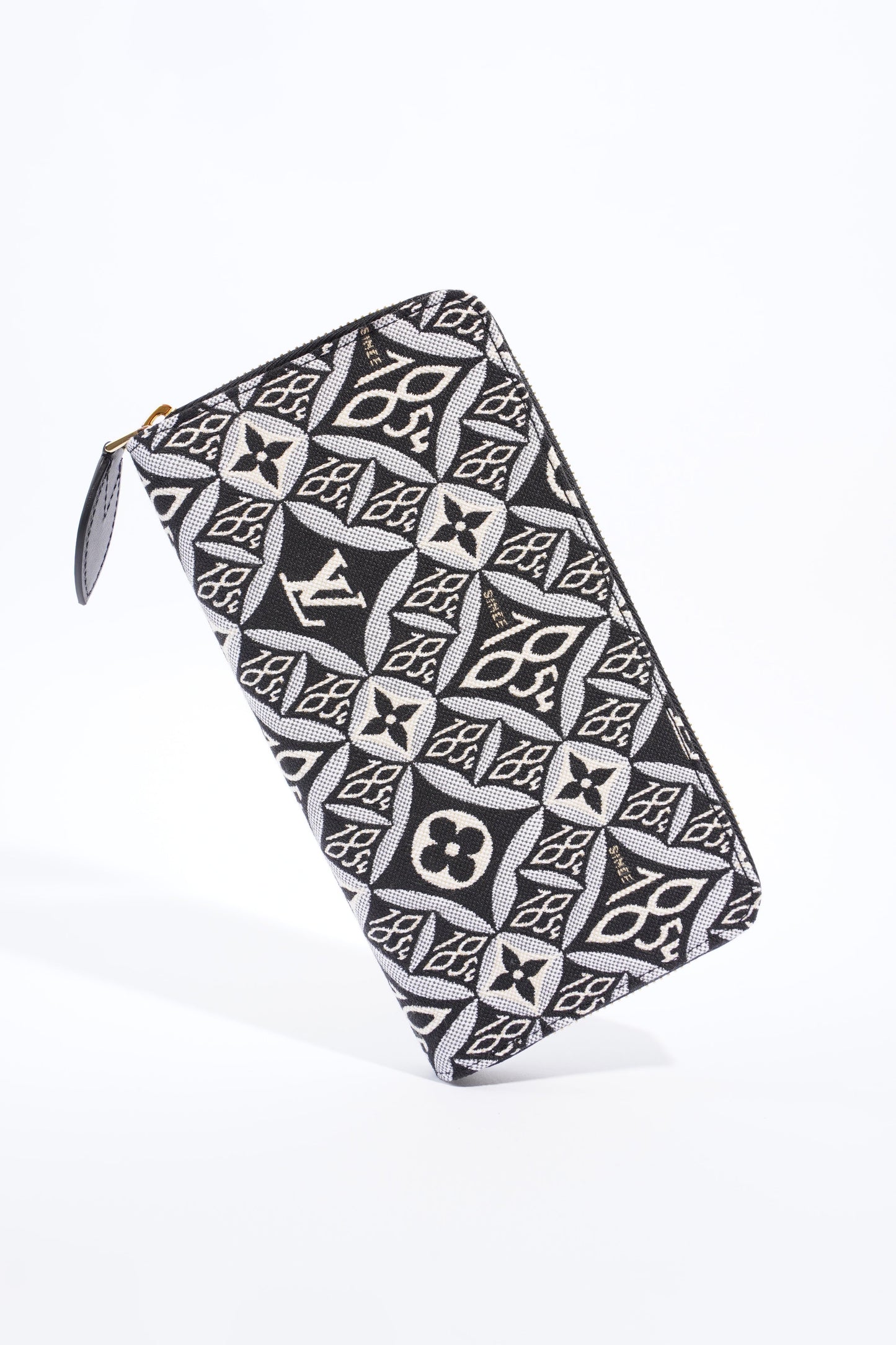 Louis Vuitton Since 1854 Zippy Wallet Black And White Jacquard Monogram Canvas