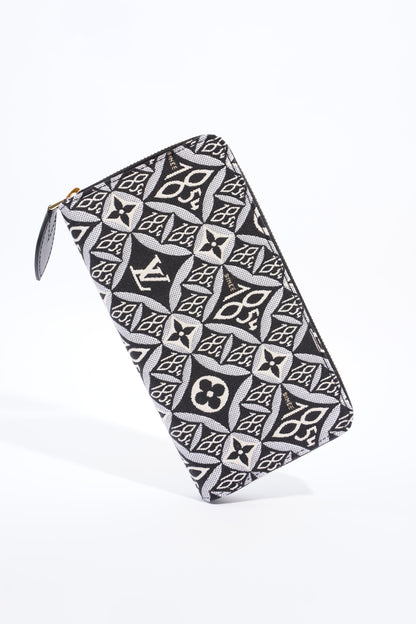 Louis Vuitton Since 1854 Zippy Wallet Black And White Jacquard Monogram Canvas
