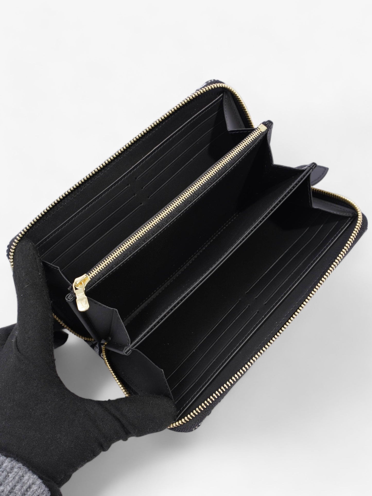 Louis Vuitton Since 1854 Zippy Wallet Black And White Jacquard Monogram Canvas