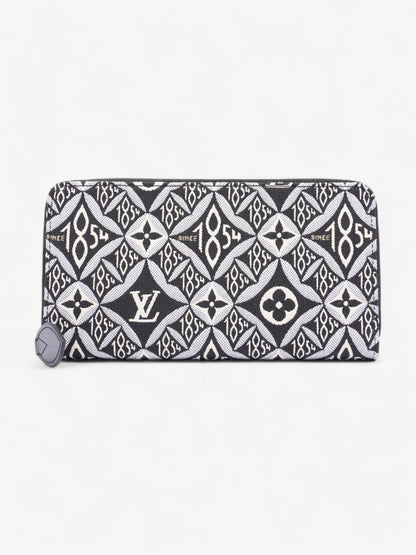 Louis Vuitton Since 1854 Zippy Wallet Black And White Jacquard Monogram Canvas
