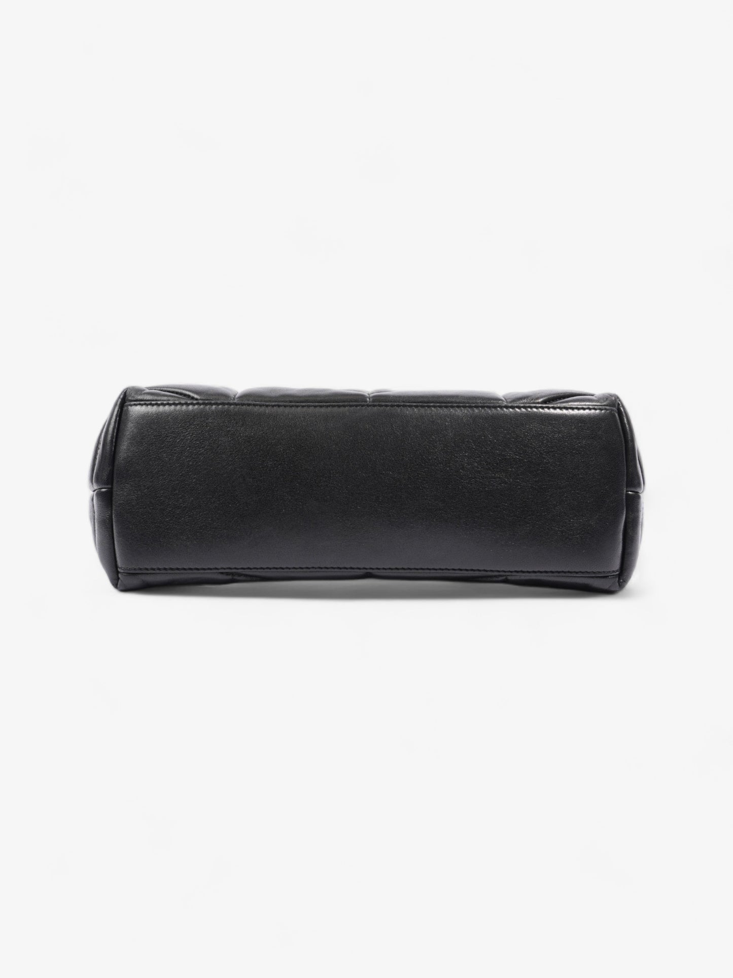 Saint Laurent Lou Lou Puffer Black Lambskin Leather Small