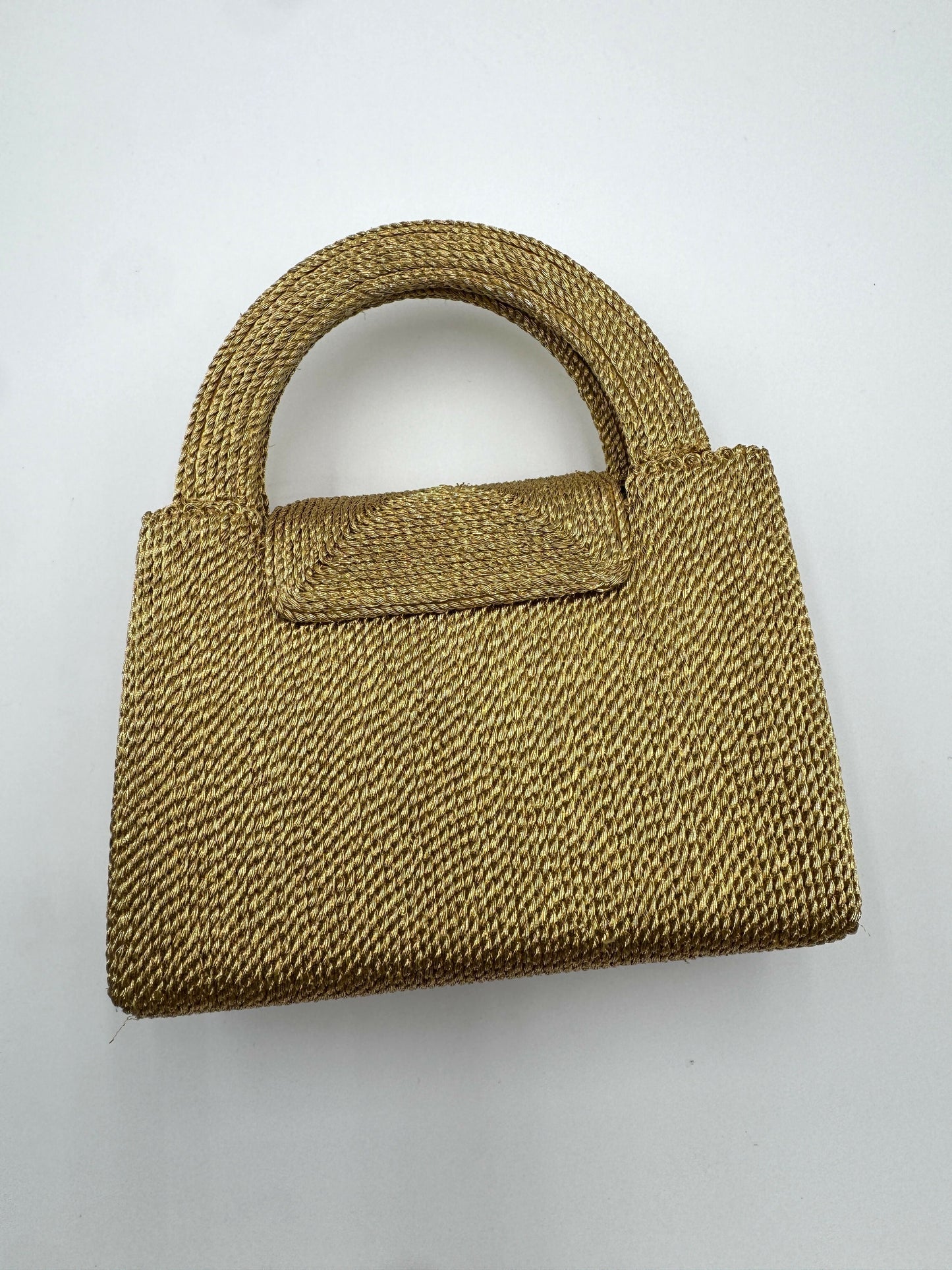 Chanel 1998 Vintage Woven Top Handle Bag