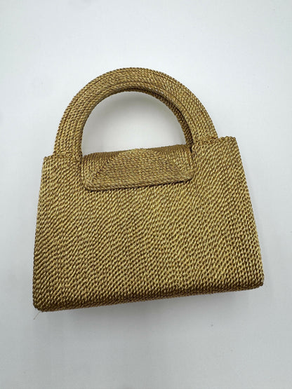 Chanel 1998 Vintage Woven Top Handle Bag