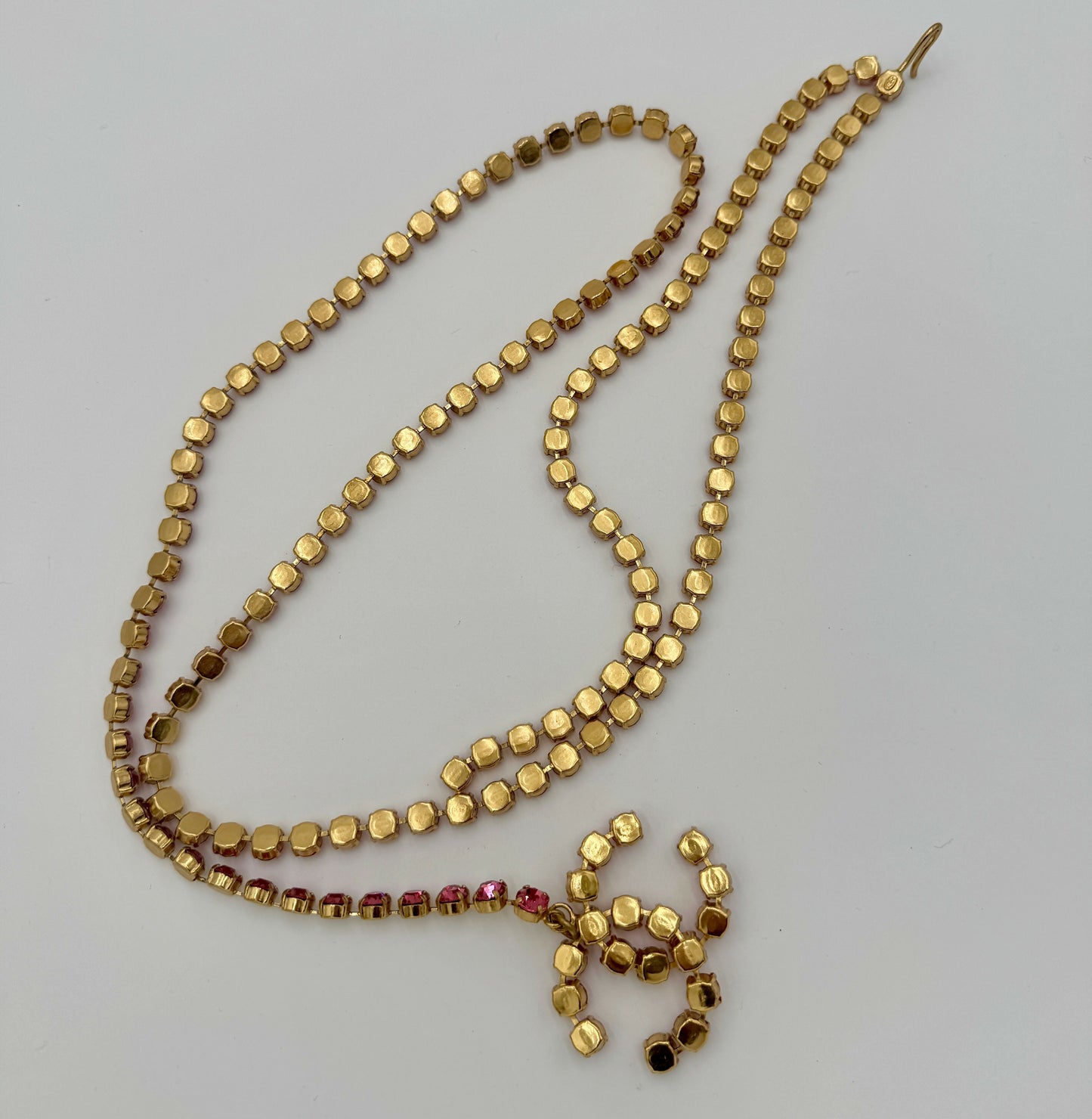 Chanel 1995 Vintage Barbie Pink Dangle Belt