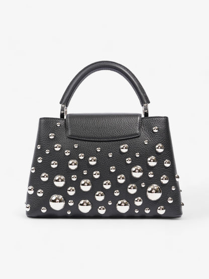 Louis Vuitton X Yayoi Kusama Narcissus Garden Capucines MM Black Leather
