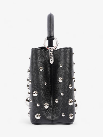 Louis Vuitton X Yayoi Kusama Narcissus Garden Capucines MM Black Leather