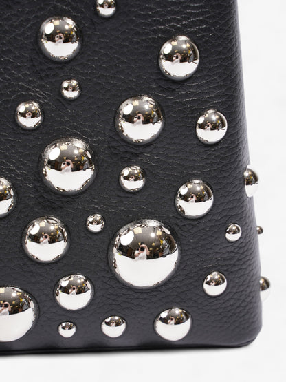 Louis Vuitton X Yayoi Kusama Narcissus Garden Capucines MM Black Leather