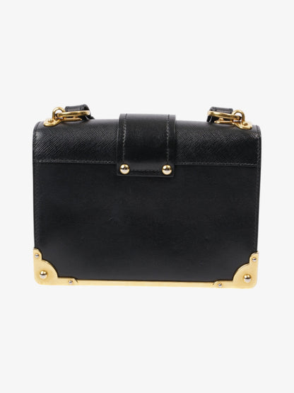 Prada Cahier Black Leather