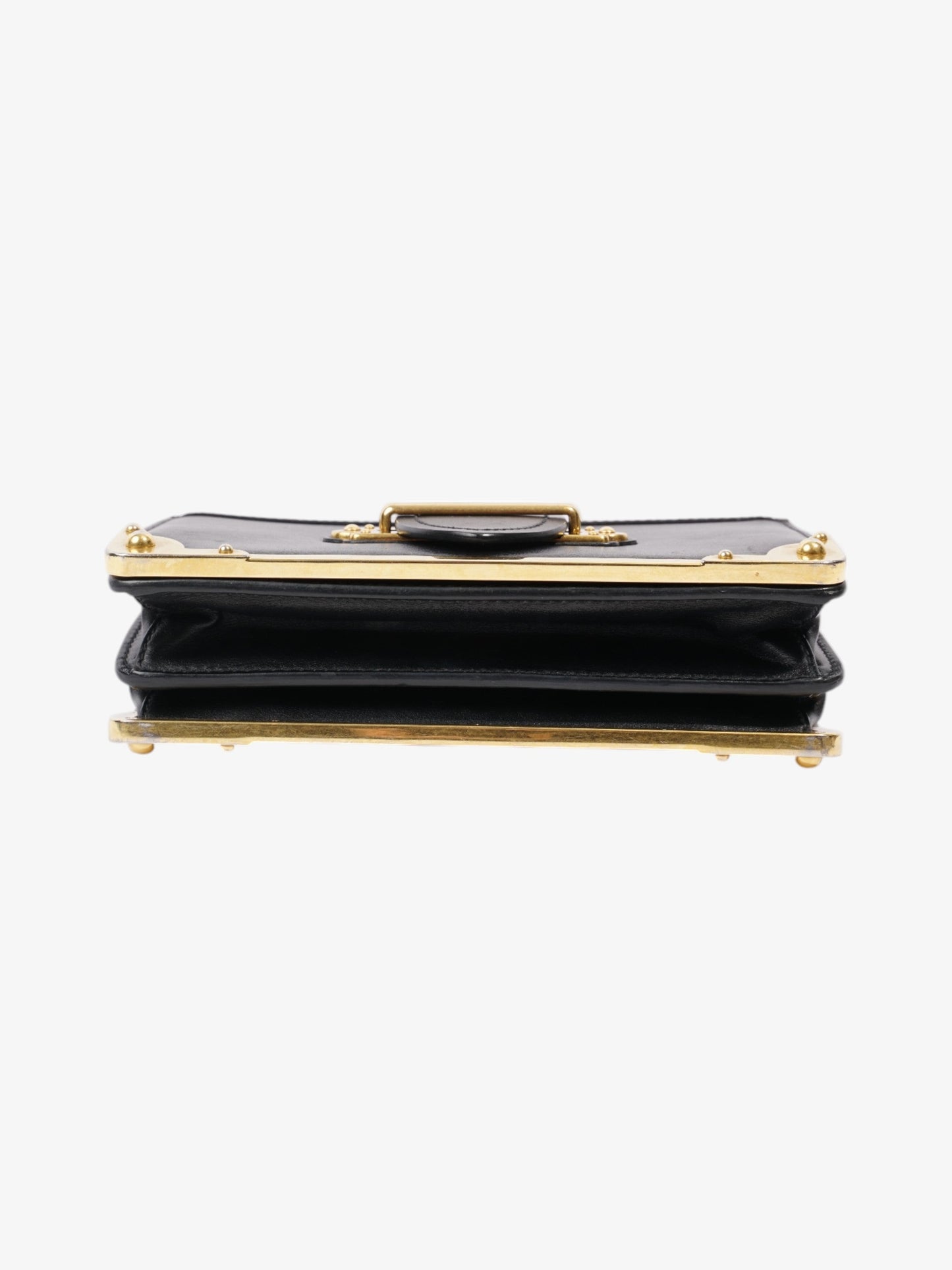 Prada Cahier Black Leather
