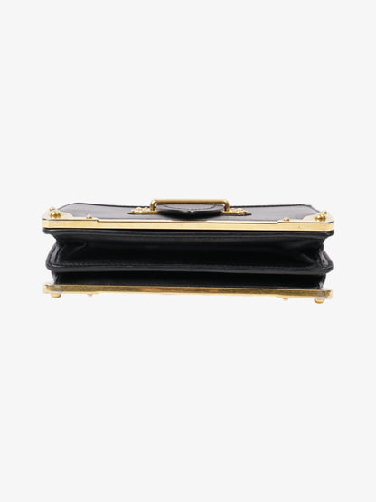 Prada Cahier Black Leather